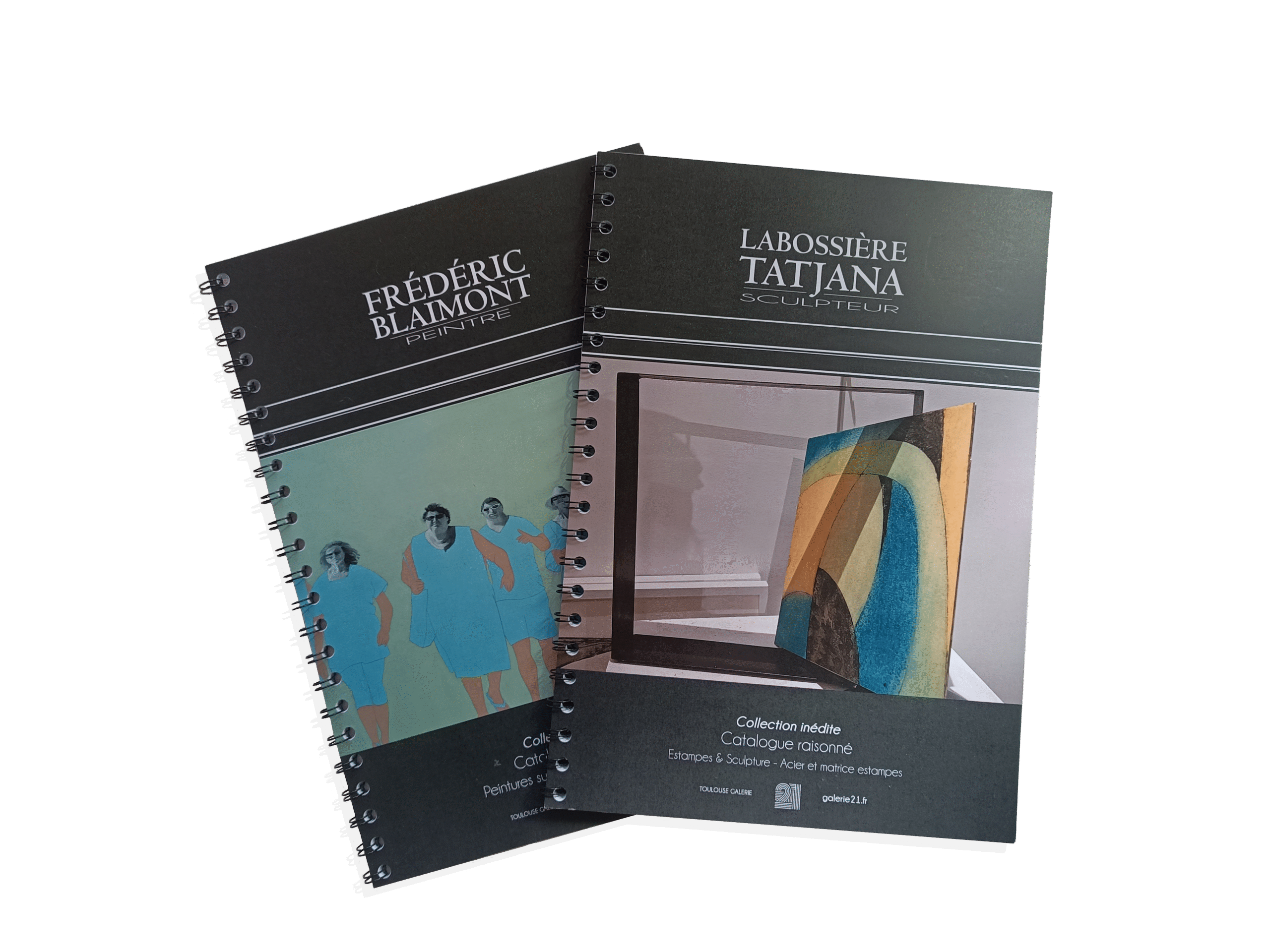 Catalogue de prix de l'exposition de Blaimont et Labossière au Hang ART, mit en page par moi-même